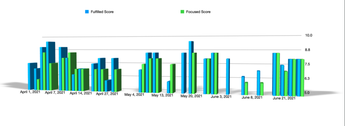 Fulfillment vs Focus chart