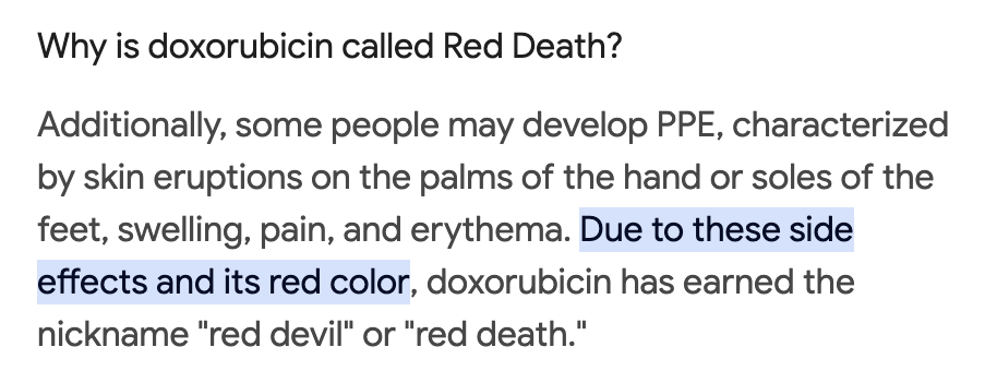 Red staining