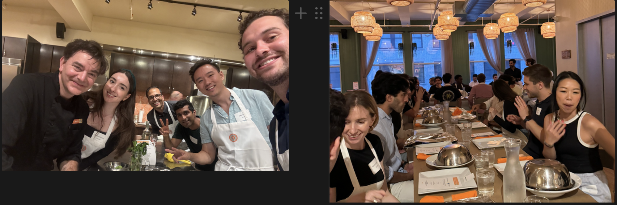 Masterchef cooking competition event with professional chef