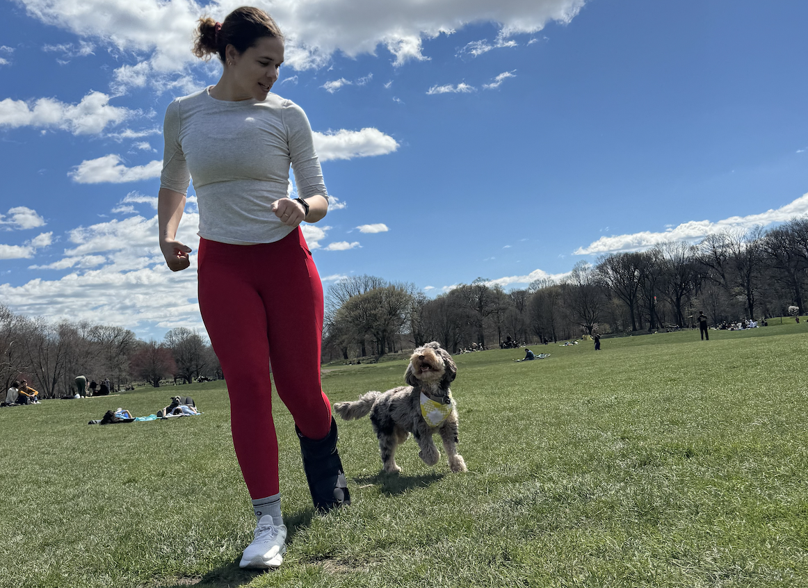 Prospect Park walk with Tupper