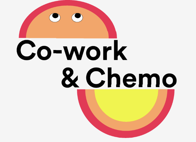 Co-work and chemo logo concept