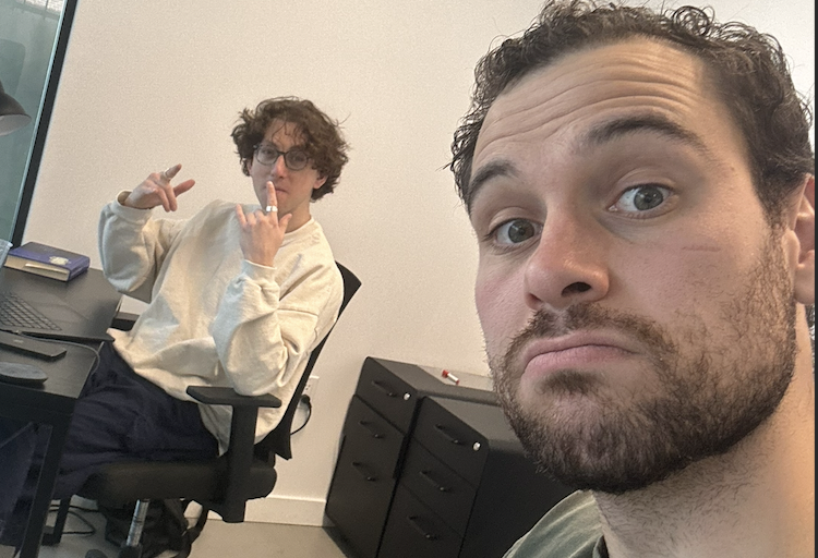 Co-working with Michael