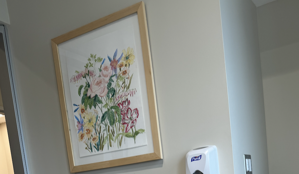 Hospital wall art